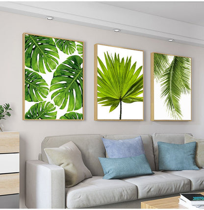 Home Decor Green Plant Canvas Painting - DomesticWorx